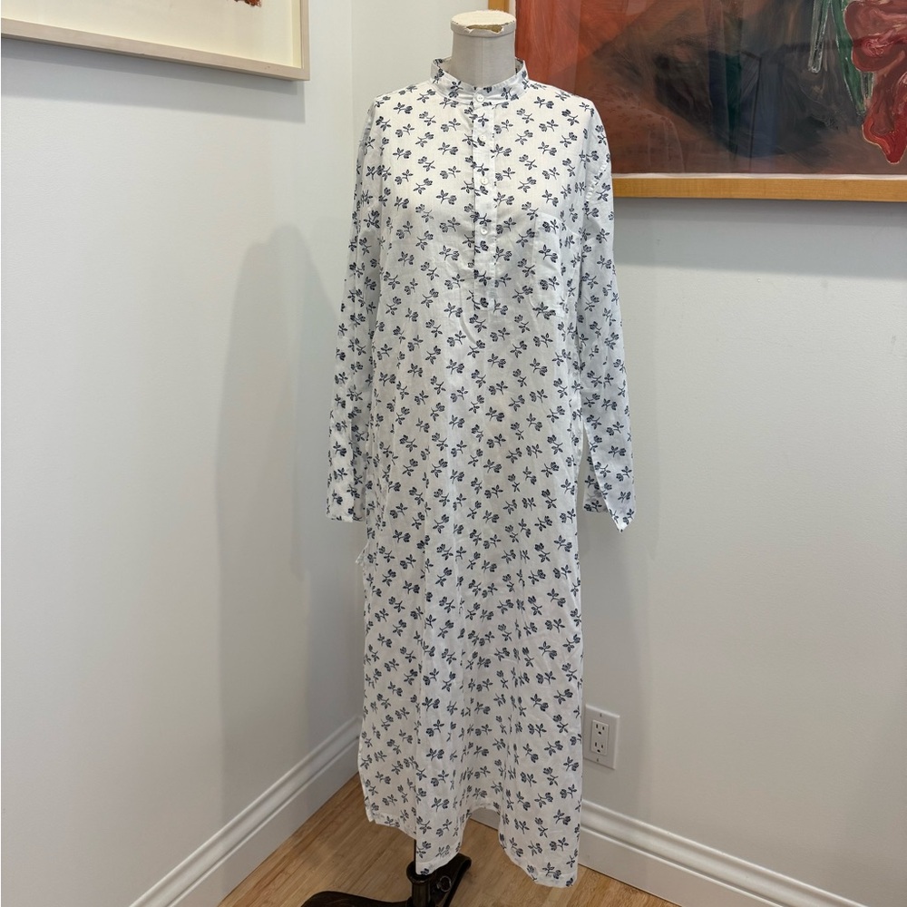 Layla Maxi Khurta - White/Navy